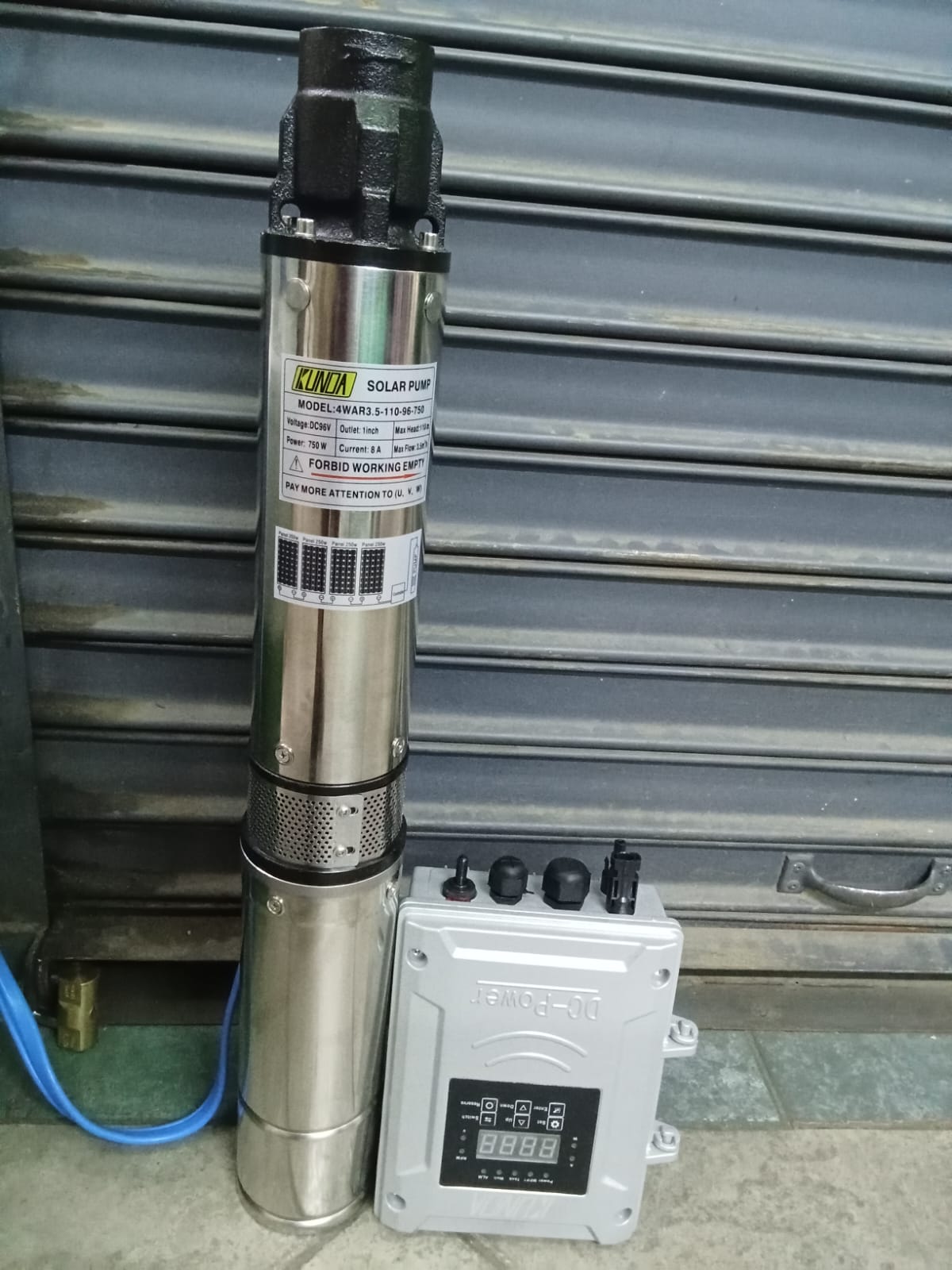 110m solar submersible pump