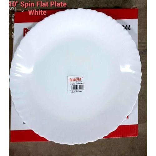 CLEARANCE OFFER Redberry PREMIUM RANGE OF OPALWARE: 10" Spin Plate - 6pcs