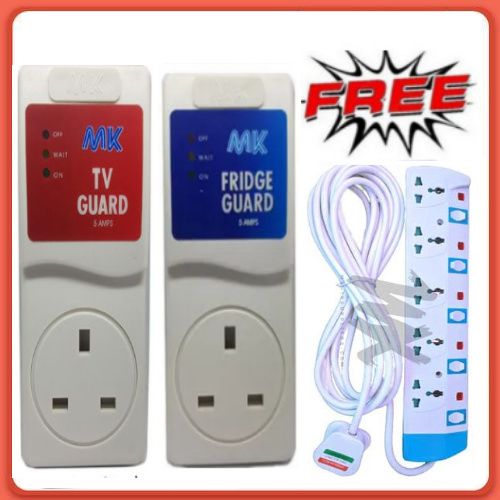 CLEARANCE OFFER MK TV Guard + Fridge Guard For Samsung Double Door Fridge+ A FREE 5 Way Extension
