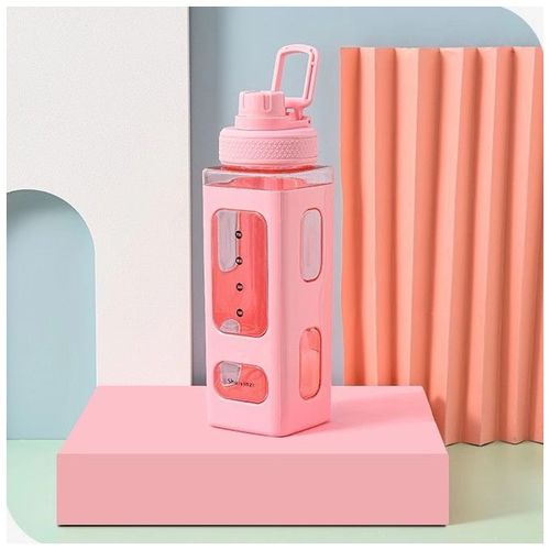 CLEARANCE OFFER Plastic Pink Water Bottle