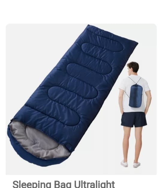 Quality CAMPING SLEEPING BAG If you're sleeping outdoors, taking a backpacking trip, or traveling somewhere where you need warm and portable bedding, a sleeping bag is the perfect solution. portability. most sleeping bags are lightweight and relatively easy to carry