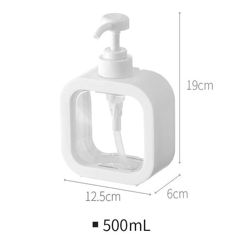 500ml Bathroom Soap Dispensers Refillable Lotion Shampoo Shower Gel Holder