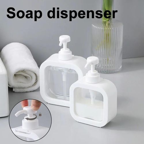 500ml Bathroom Soap Dispensers Refillable Lotion Shampoo Shower Gel Holder