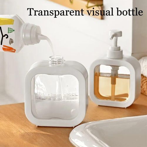 500ml Bathroom Soap Dispensers Refillable Lotion Shampoo Shower Gel Holder