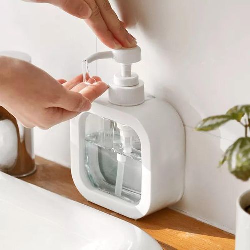 500ml Bathroom Soap Dispensers Refillable Lotion Shampoo Shower Gel Holder