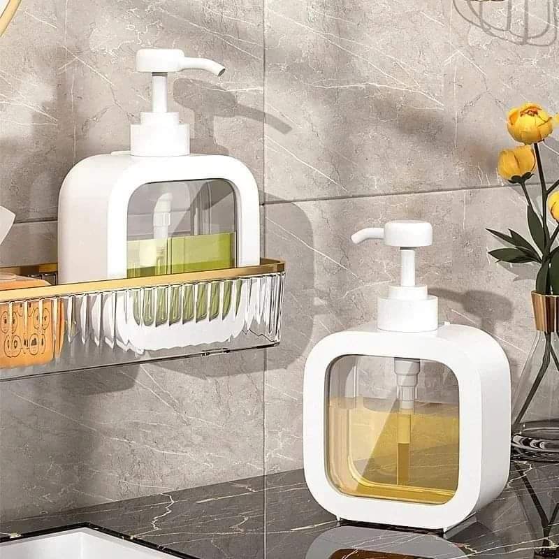 500ml Bathroom Soap Dispensers Refillable Lotion Shampoo Shower Gel Holder