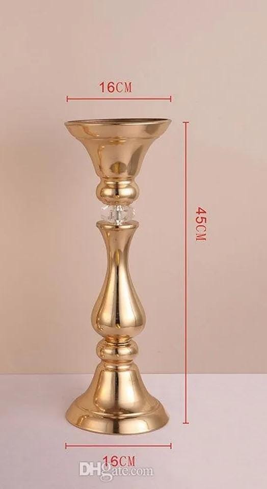 Wedding Home Hotel Gold European Decorations Metal Flower Stand ✓ Wedding Decoration, Flower Stand, Gifts Gypsum Decor, Console Decor