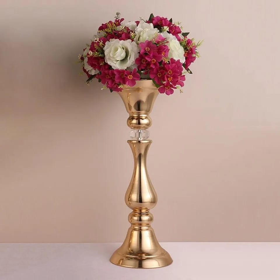 Wedding Home Hotel Gold European Decorations Metal Flower Stand ✓ Wedding Decoration, Flower Stand, Gifts Gypsum Decor, Console Decor