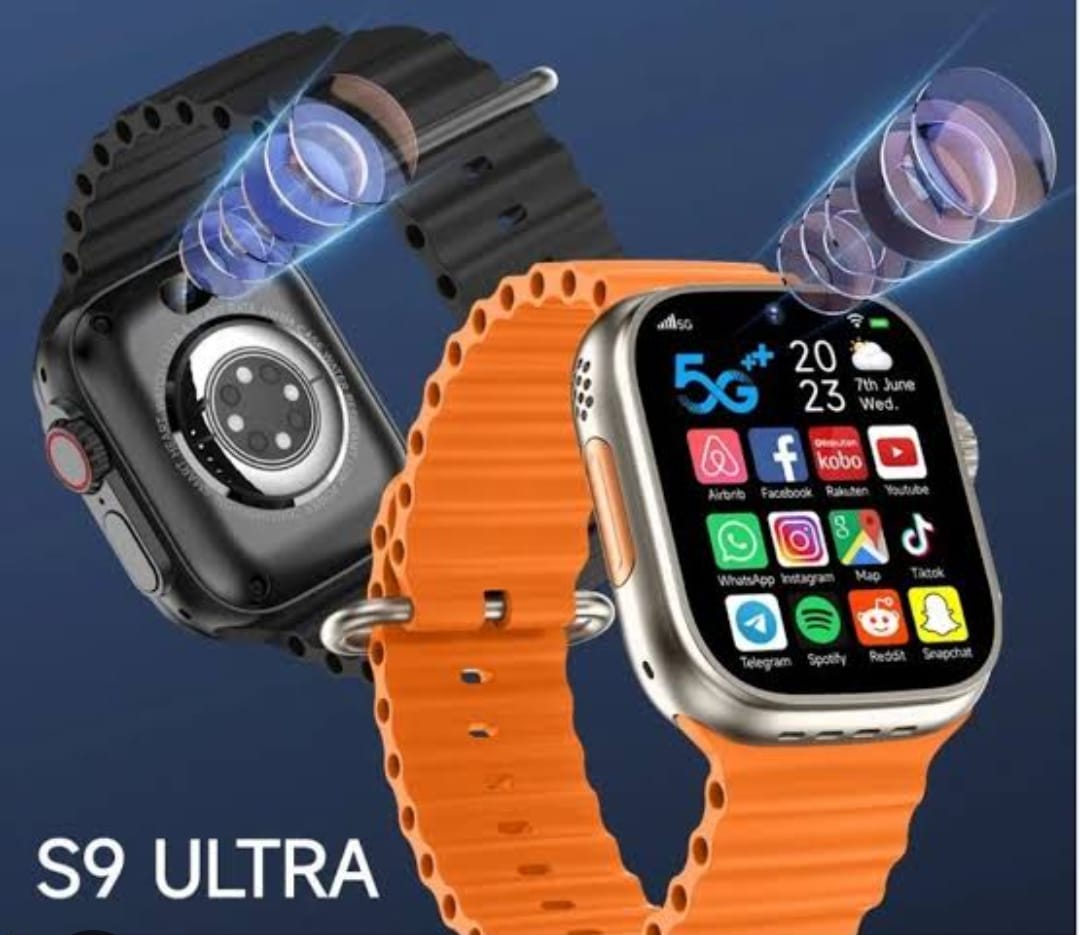 S9 Ultra 2.2' Colour Watch Heart Rate Monitor,HELPS IN Blood Oxygen Monitor, Sleep Monitor Blood Pressure Monitor, Blood Sugar Monitor Be in control of your Health