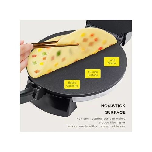 ANNIVERSARY DEALS.Sokany Modern Electric Chapati Maker Roti Maker Non-stick Coating Plates With Copper Wired Indicator Light