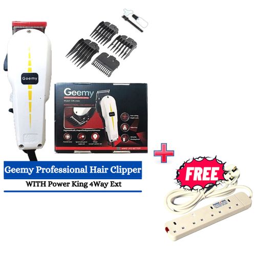 Geemy Professional Balding Shaving Machine + 4 Way Extension  It's powerful, durable and quiet with a long lasting V5000 motor; it has a stylish, classic design and is designed for the busy stylist