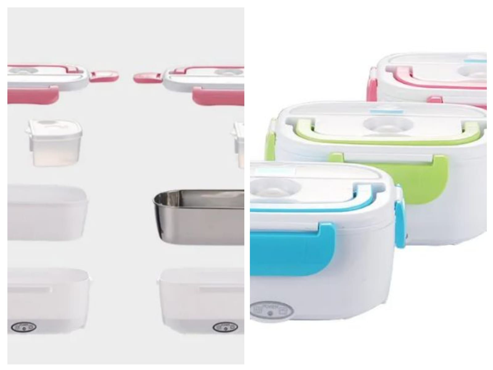 Electric Heated Lunch Box Food Warmer ENJOY delicious home cooked meal while in the office or workplace,or when you are out and there is no place to warm your packed lunch.
