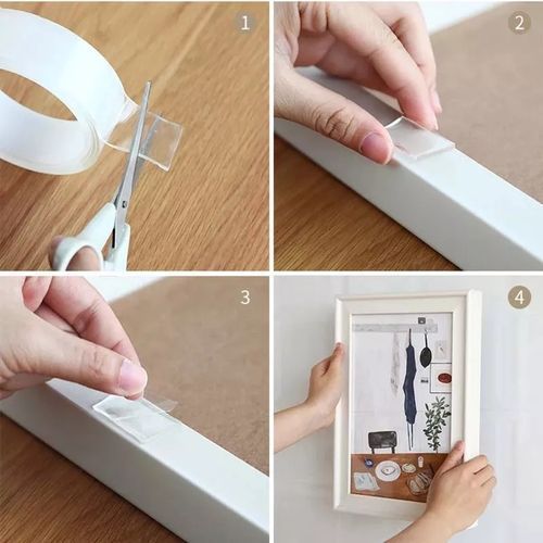 5M Nano Tape Roll Mounting Magic Double Sided Tape Adhesive CHECK THE VIDEO BELOW ON HOW ITS USEFUL IN OUR HOMES/OFFICES Super strong adsorption without traceable glue, without adhesive; no tights,