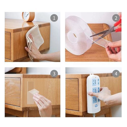 5M Nano Tape Roll Mounting Magic Double Sided Tape Adhesive CHECK THE VIDEO BELOW ON HOW ITS USEFUL IN OUR HOMES/OFFICES Super strong adsorption without traceable glue, without adhesive; no tights,