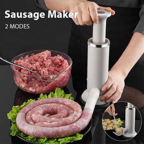 Sausage Maker Meatball Maker Sausage Stuffer Homemade Sausage Tool Dual Use Tool Filler Kitchen Accessories Cooking Utensils.PLEASE WATCH THE VIDEO BELOW ON HOW ITS USED