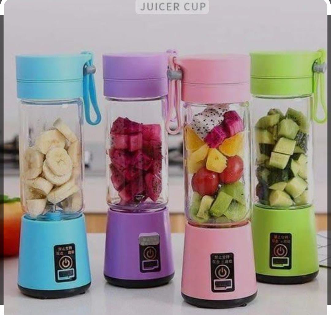 PERSONAL BLENDER. Portable Electric Fruit Juicer Home Usb Rechargeable Maker. PLEASE WATCH THE VIDEO BELOW ON HOW TO USE THIS HOME BLENDER