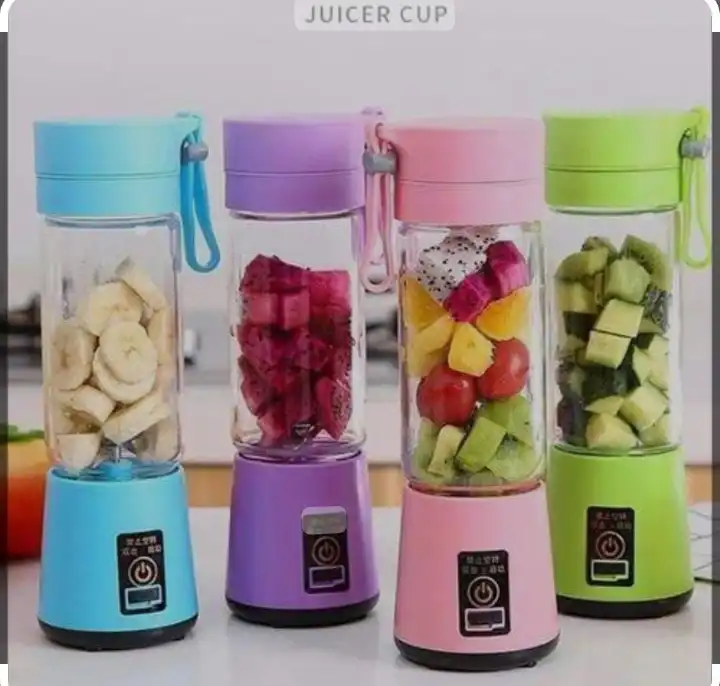 PERSONAL BLENDER. Portable Electric Fruit Juicer Home Usb Rechargeable Maker. PLEASE WATCH THE VIDEO BELOW ON HOW TO USE THIS HOME BLENDER
