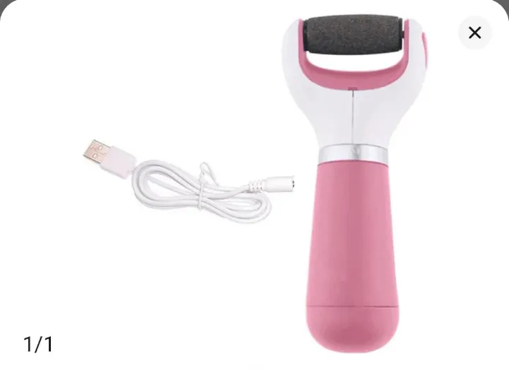 Electric Foot Grinder/Callouse Remover-Easy & Fast The rotating mineral buffing cartridge is  powerful enough to remove the most stubborn of dry skin from your sole yet gentle enough to be used safely