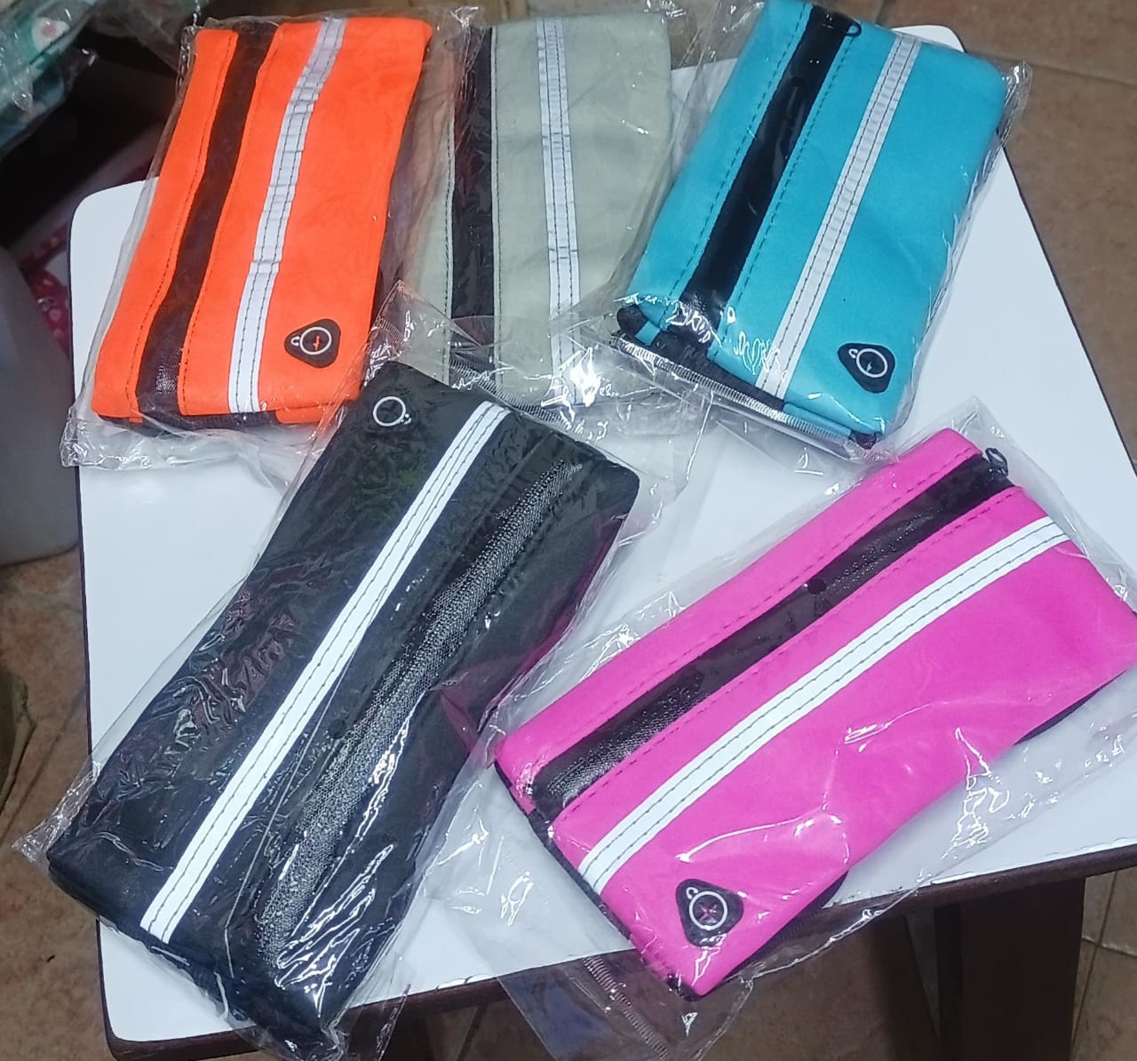 GYM BAGS. Gym bag water Proof Fitness Elastic Waist band can be adjusted freely Key Storage  Water bottle carrier And Phone Storage. PLEASE WATCH THE VIDEO BELOW