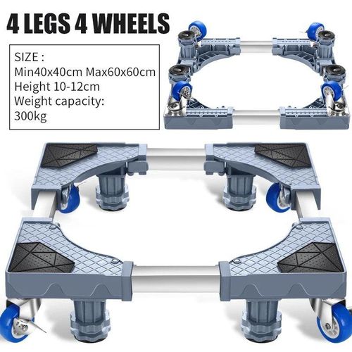 Heavy Duty Fridge Stand Washing machine Cooker Stand with lockable wheels and extra stands