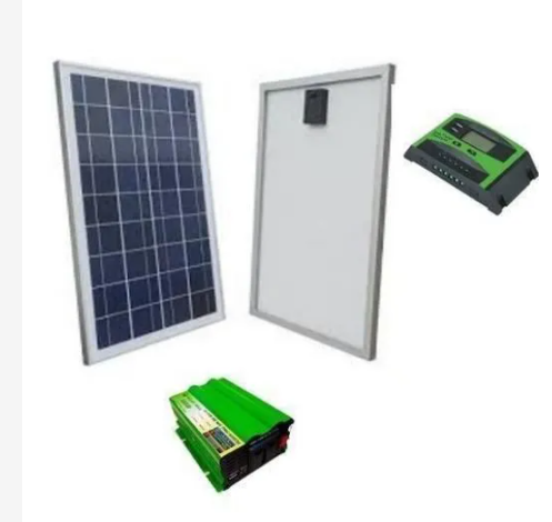 80W Solar Panel, 300W Inverter, 10A Controller Mid Kit – Complete Solar Solution