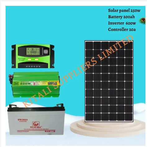 Fullkit solar 250watts