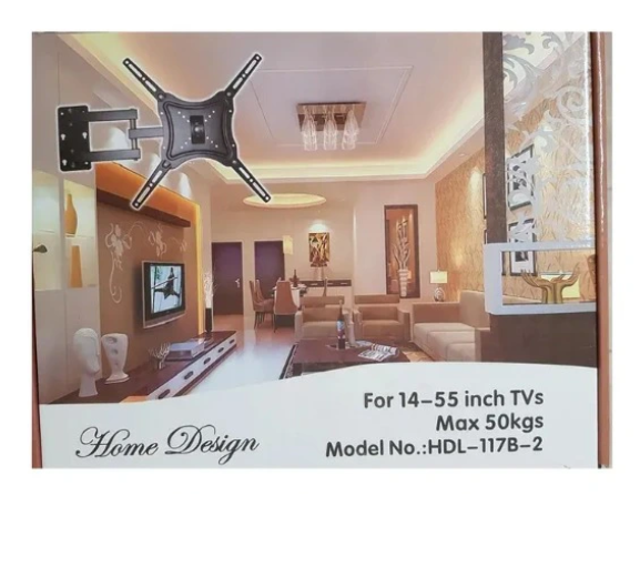 TV Wall Mount TV Stand 14″-55″ Steel Material Fixed - Swivel Solid Wall Black Quality product rotating wall bracket 14 inch to 55 inch support affordable HDL-11 1