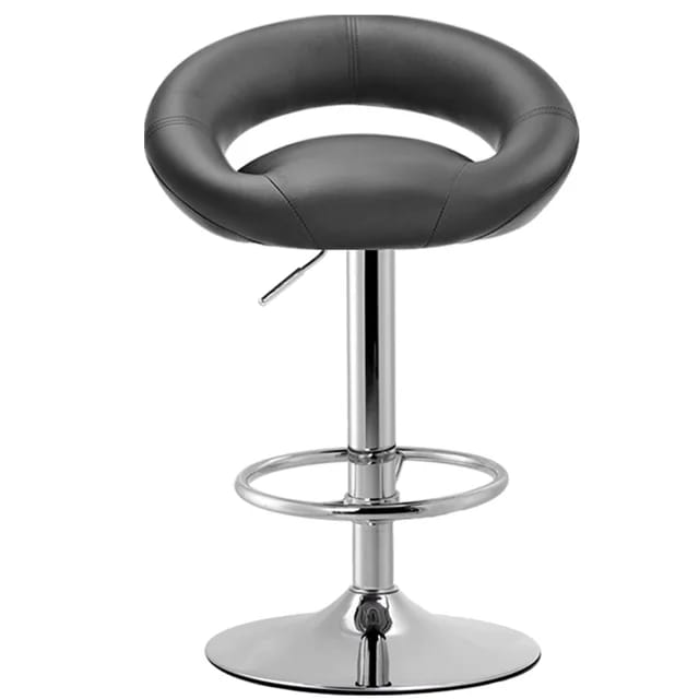 Adjustable leather swivel Bar counter stool