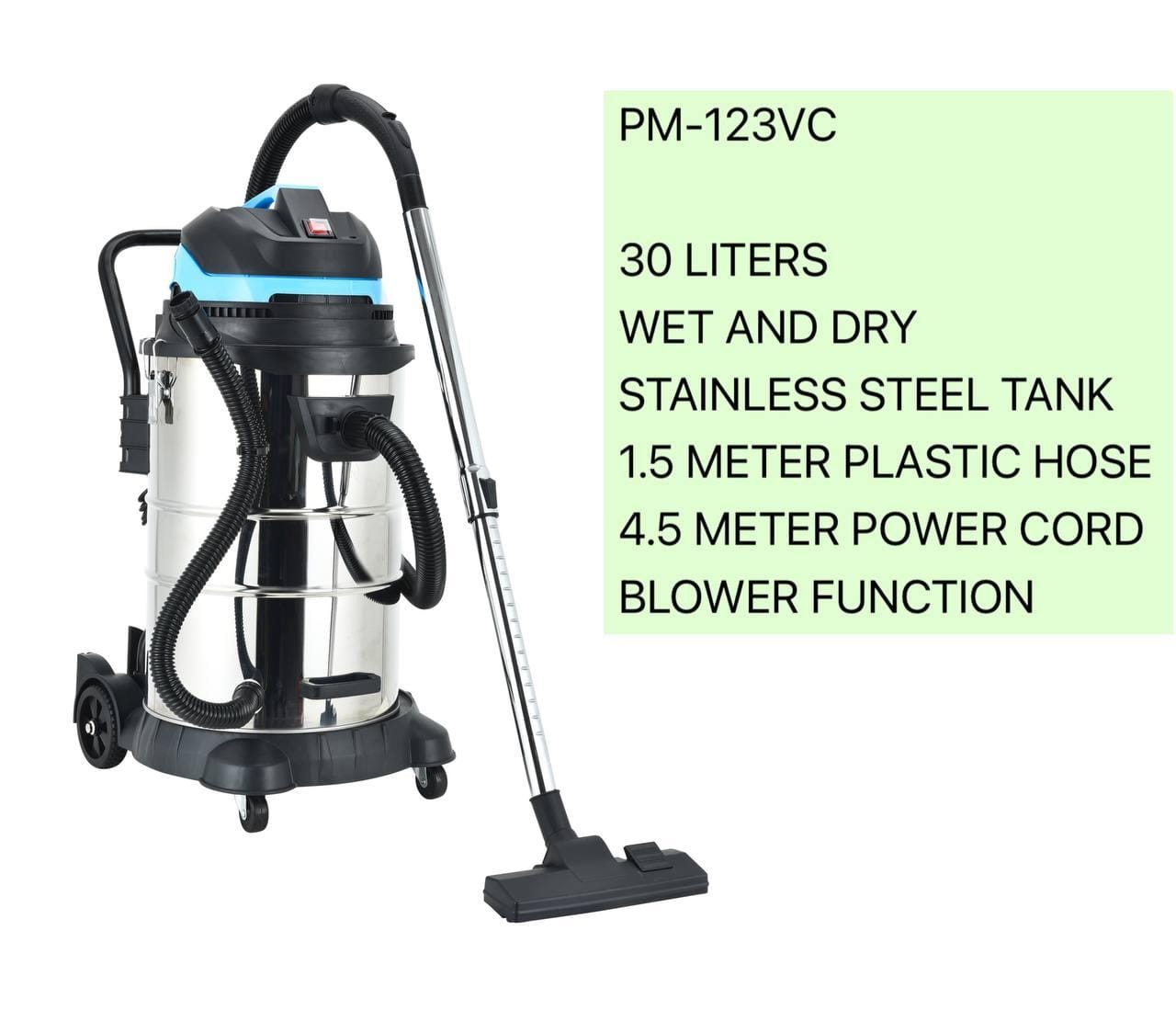 Premier 30 litres home wet and dry vacuum cleaner