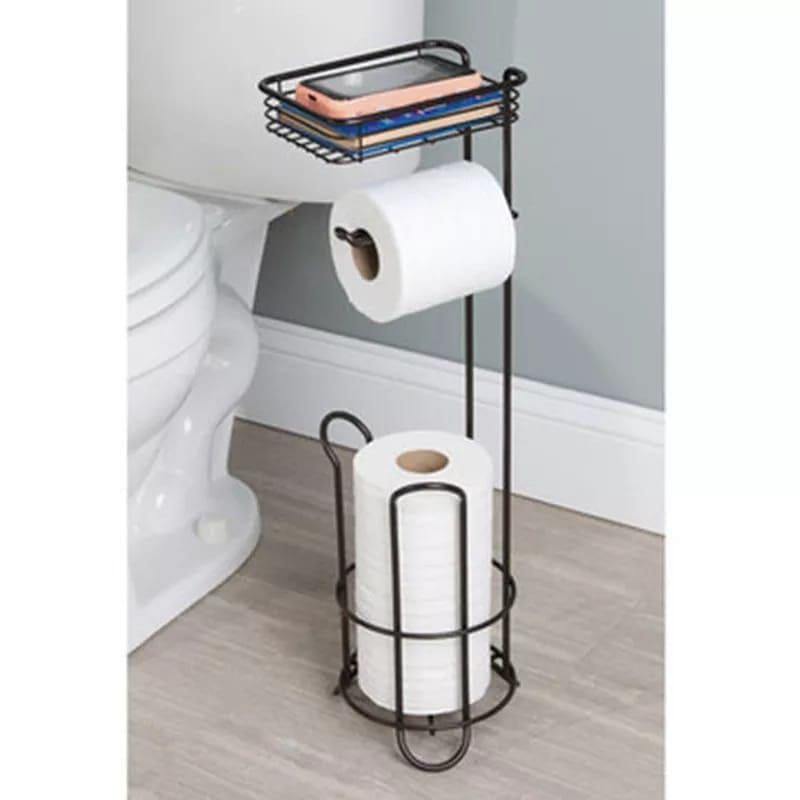 Multipurpose stainless steel home tissue holder ...it has strong shelf
