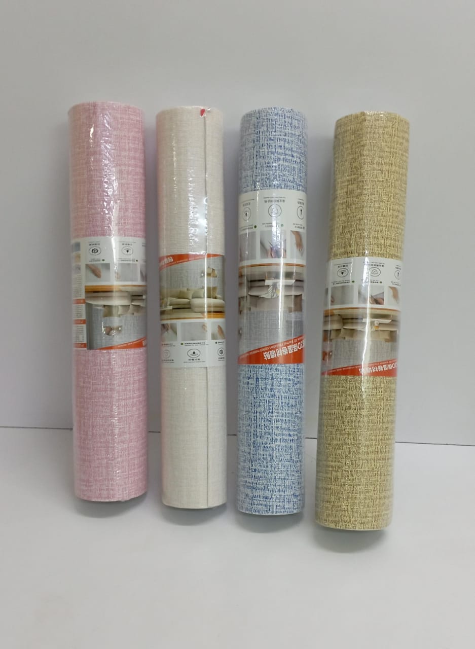 WALLPAPER  TEXTILED Sticker Linen Style Linen Textured S Adhesive Wallpaper Waterproof Vinyl Contact Paper for Living Room Bedroom Wall Decals Furniture Renovation