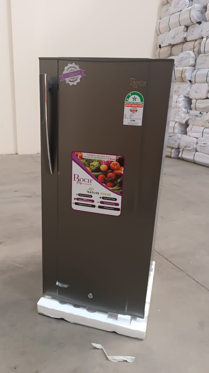 150 litres Roch 190 si  single door refrigeratorSingle Door Fridge is a_sleek and stylish exterior gets you that practical functionality in a pleasing design an ideal fit for your modern kitchen.