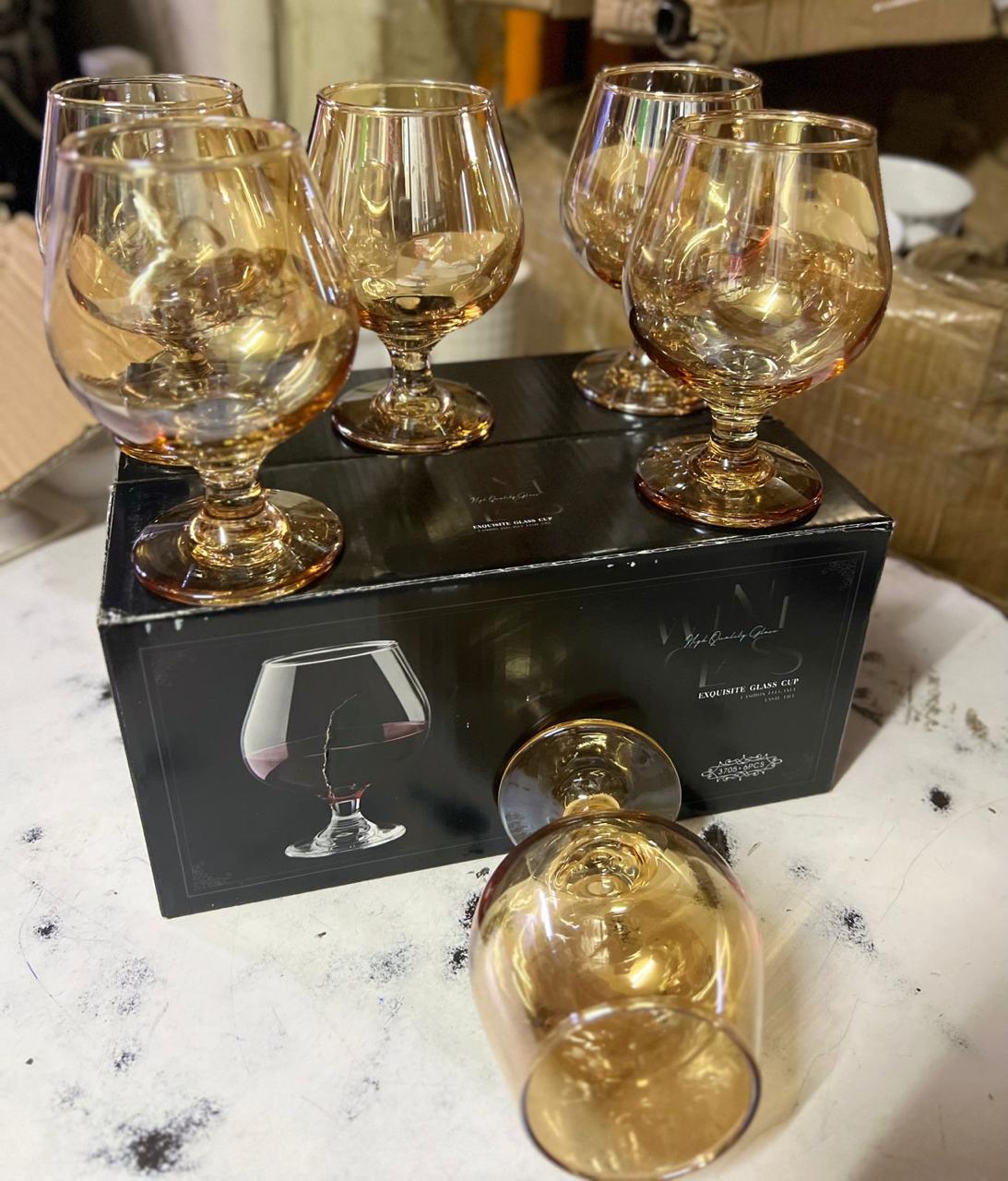 6 pc exquisite wine glass Beautiful award winning design, elegance and strength are some of the features that make these glass set so special. The glasses have been developed to provide a superior, re