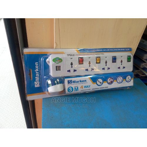 CLEARANCE OFFER Markenz 4 Way Extention With 2 Usb Port