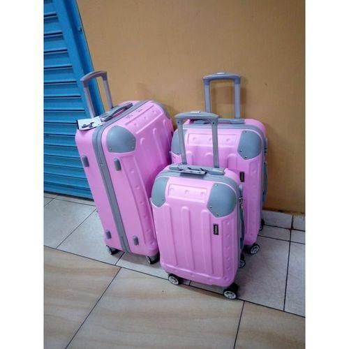 CLEARANCE OFFER  3 IN 1 LAXURIOUS FIBRE SUITCASE BRIEFCASE TRAVEL BAG