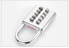 Smart Password Combination Padlock Large 10/8 Digits Keypad Lock Outdoor Waterproof Anti-theft Padlock Hasp Mini Code Padlock For School Office Luggage Door Lock Cabinet File Box Locker Toolbox Fence