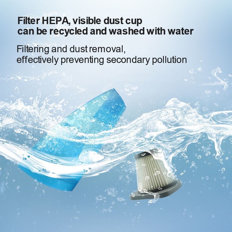 2 In 1 Multifunctional Vacuum cleaner household car high suction handheld push rod vacuum home Sweeper Hardwood Carpet mite Sweeping Machine Sofa Keyboard Dust Collector cleaning 10 rushes 10 filter