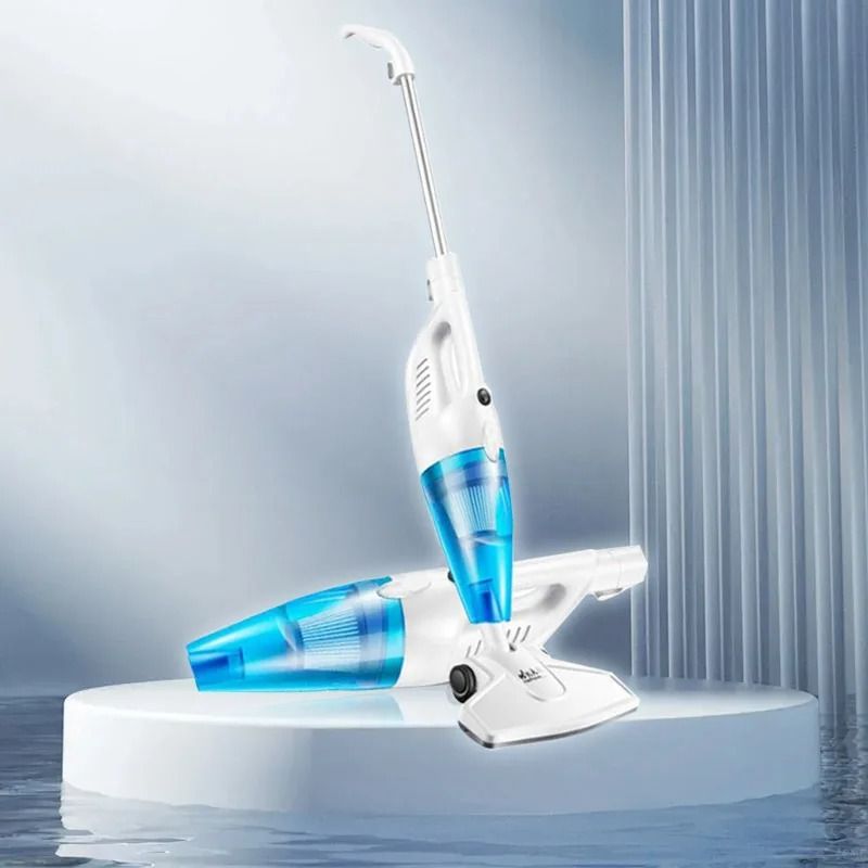 2 In 1 Multifunctional Vacuum cleaner household car high suction handheld push rod vacuum home Sweeper Hardwood Carpet mite Sweeping Machine Sofa Keyboard Dust Collector cleaning 10 rushes 10 filter