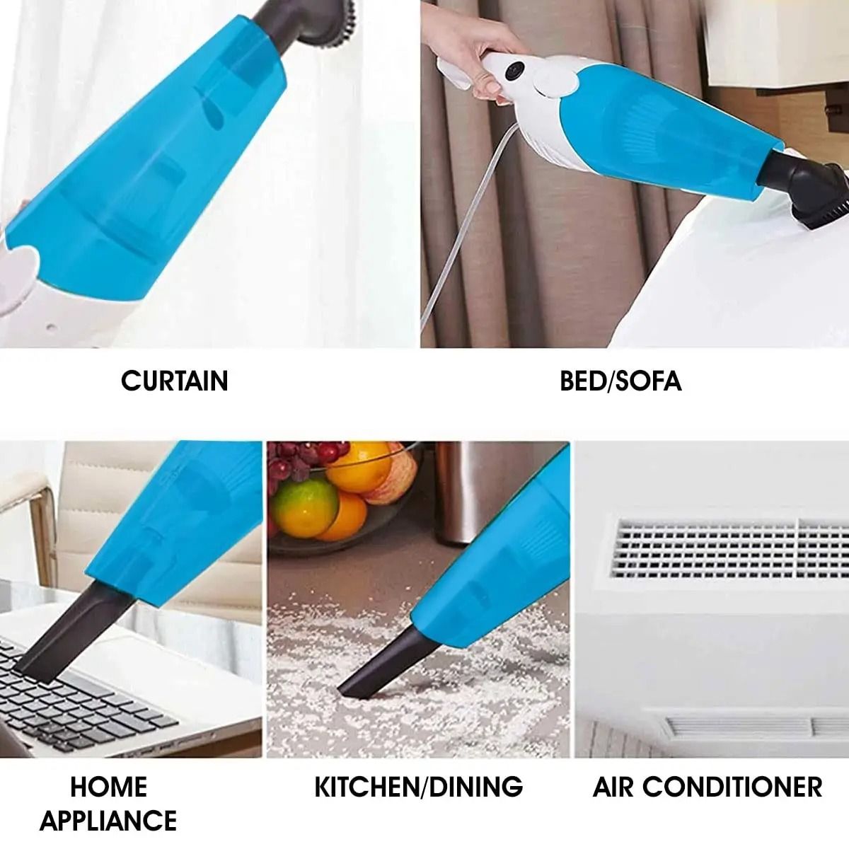 2 In 1 Multifunctional Vacuum cleaner household car high suction handheld push rod vacuum home Sweeper Hardwood Carpet mite Sweeping Machine Sofa Keyboard Dust Collector cleaning 10 rushes 10 filter