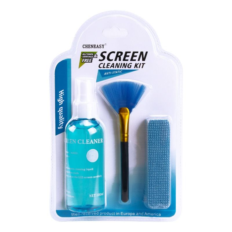 Laptop Digital Cleaning Kit LCD Screen Cleaner Phone Camera Monitor 3-in-1 Tool as picture