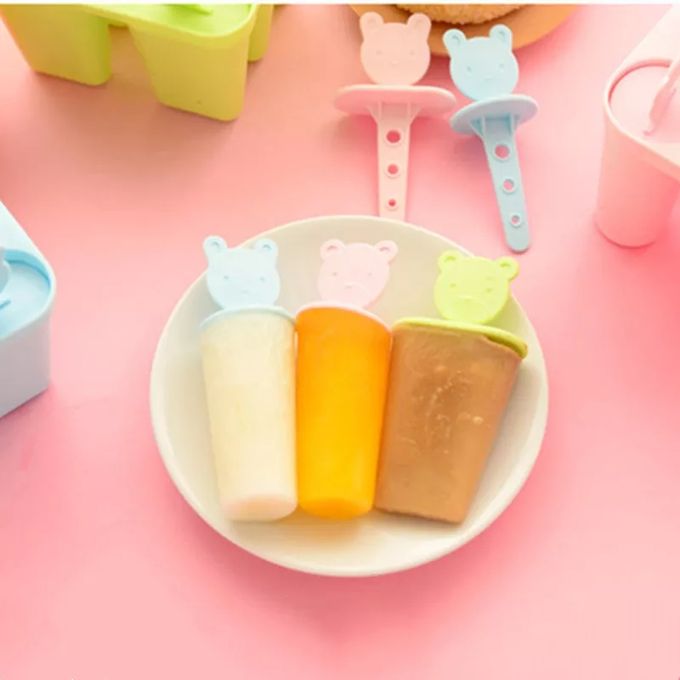 6-piece Set Ice Cream Mold Mould Popsicle Maker Box DIY