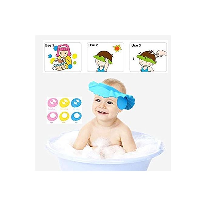 Kids adjustable shower cap