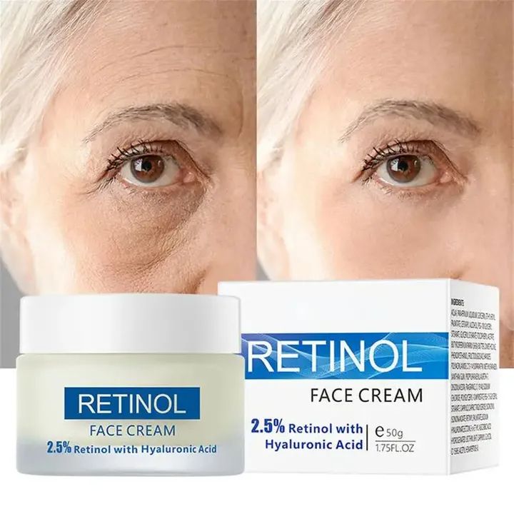 Retinol Face Cream Anti-Aging Wrinkle Whitening Moisturizing Improve Fine Lines Firming Lifting Facial Skin Care - MOOYAM-