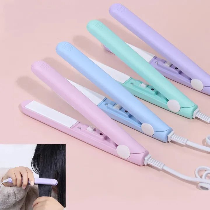 Hair Iron High Quality flat iron Straightening hot comb mini professional hair straightener & Curling Iron Styling Tools-