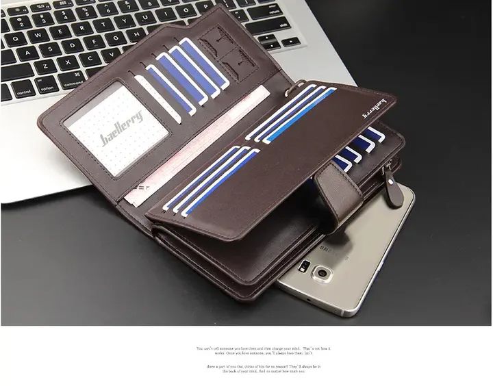 Baellerry Long women Wallets Causal 23 Cards Holder Female Purse Zipper Large Capacity Big Brand Luxury Wallet For Ladies -