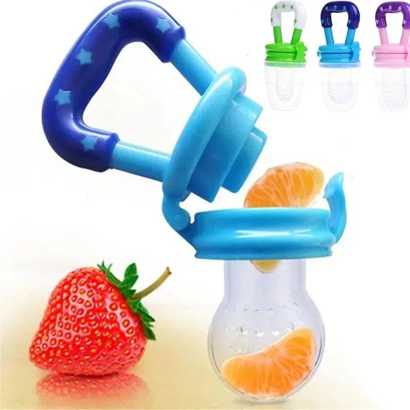 Baby Feeder Pacifier Silicone Fresh Food Nibbler Kids Fruit Feeding Safe Infant Baby Supplies Nipple Soother Bottles  -