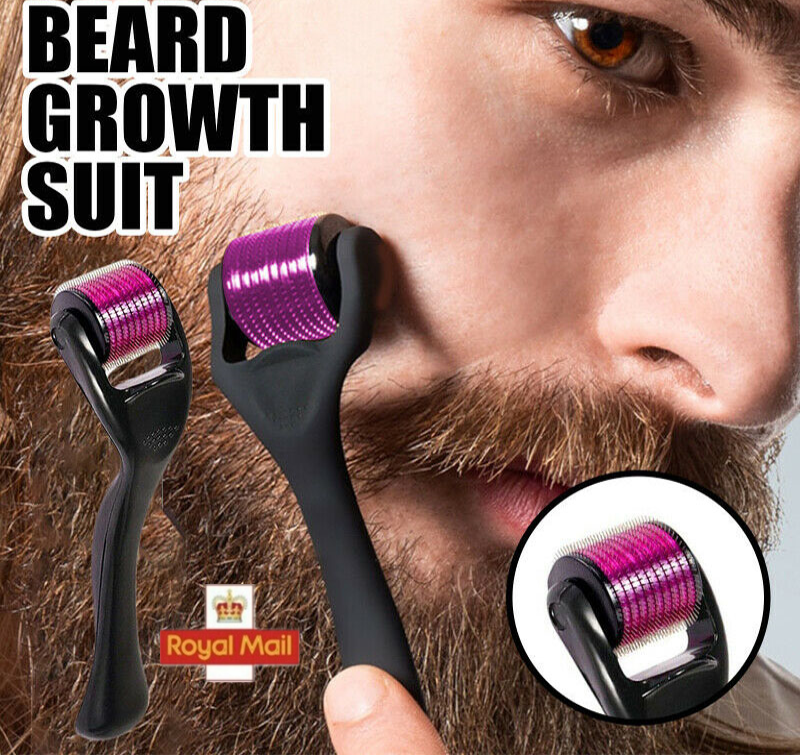 Derma Roller 540 Pins Medical Grade Skin Care Microneedling Face Roller Dermaroller for Skin Rejuvenation and Hair Growth Unisex -