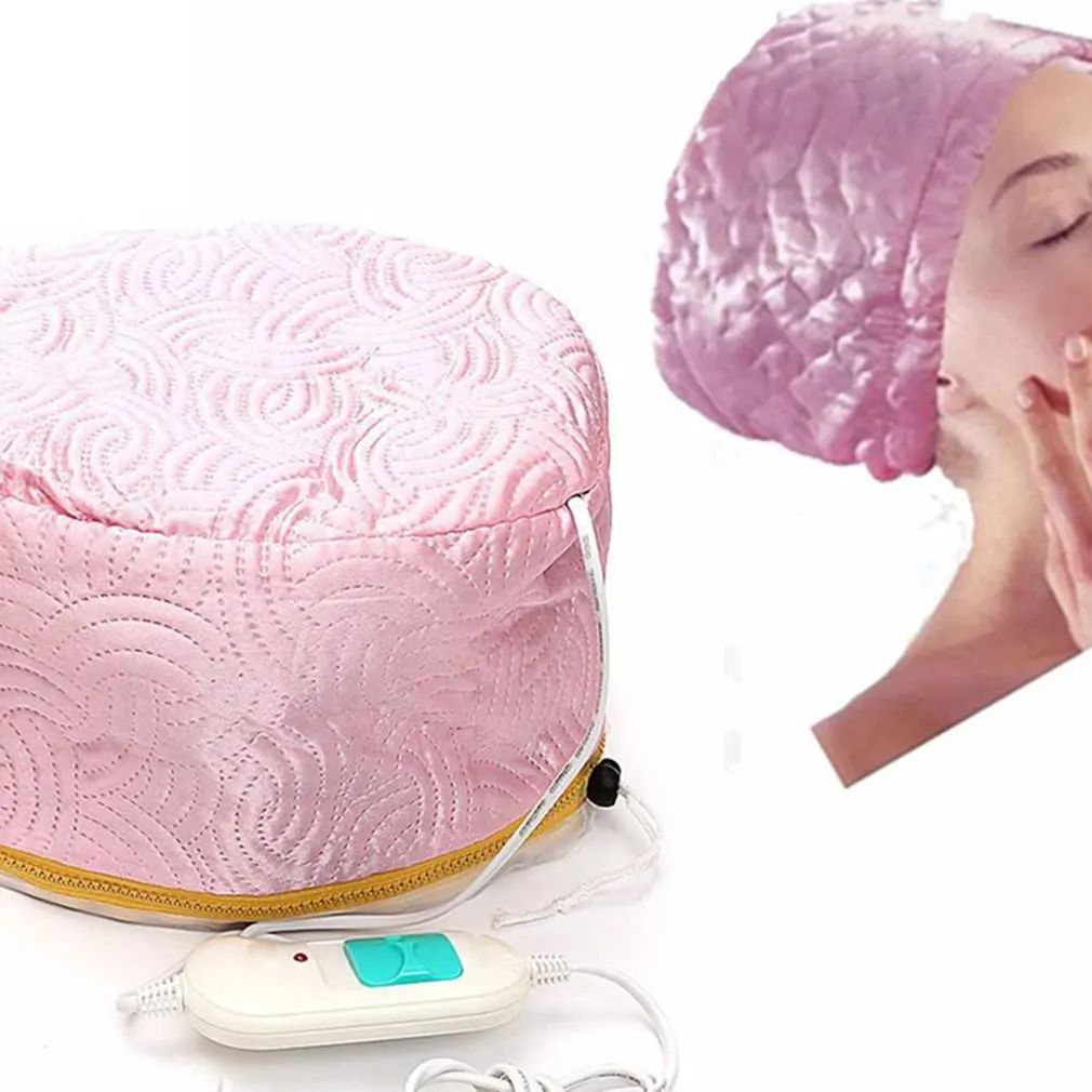 Electric Hair Cap Hat Salon Spa Steamer Hair Thermal Treatment Nourishing Hair Mask Baking Oil Cap Hair Dryer Heat Hat Hair Care-