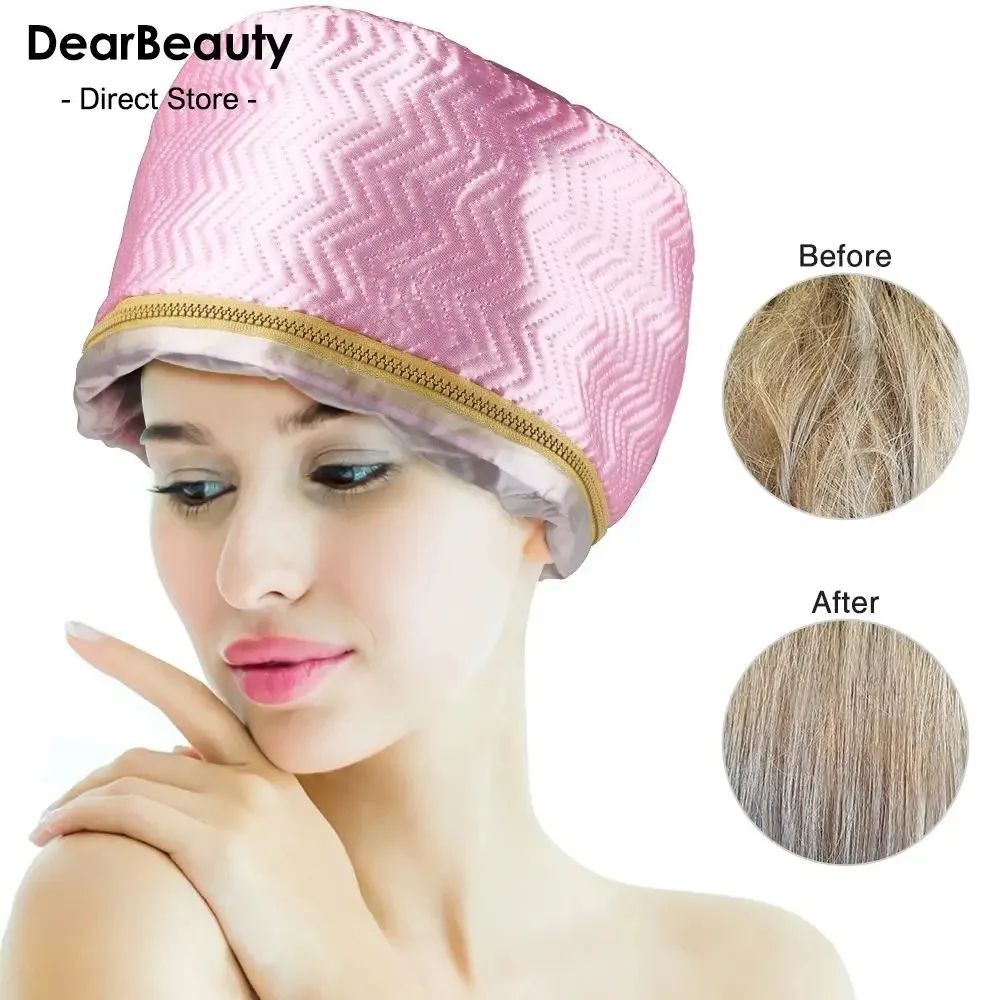 Electric Hair Cap Hat Salon Spa Steamer Hair Thermal Treatment Nourishing Hair Mask Baking Oil Cap Hair Dryer Heat Hat Hair Care-