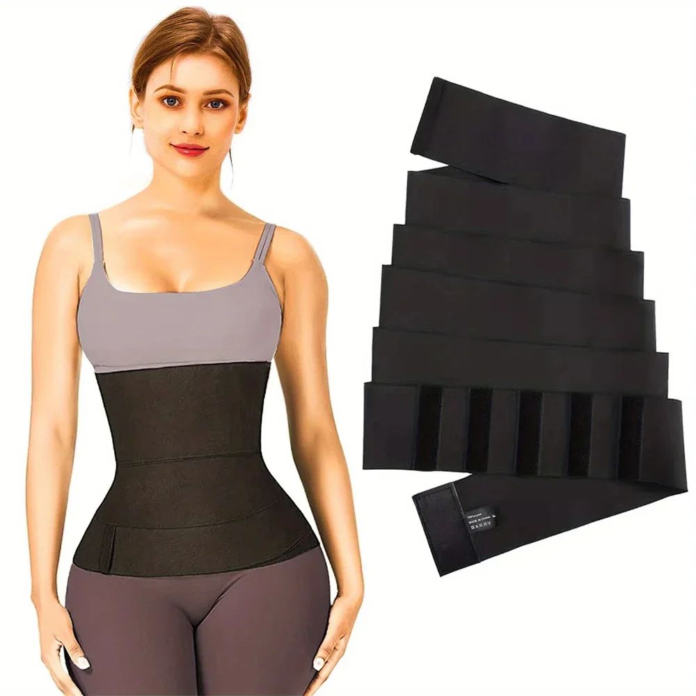 Waist Trainer Slimming Belt Women Gym Fitness Cincher Belly Control Corset Sweat Fat Burning Women Body Shaper Weight Loss - 4M-